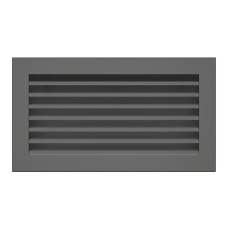 Вентиляционная решетка для камина SAVEN Hide 17x30 графитовая