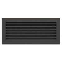 Вентиляційна решітка для каміна SAVEN Hide 17x37 чорна