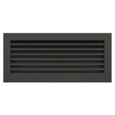 Вентиляционная решетка для камина SAVEN Hide 17x37 черная