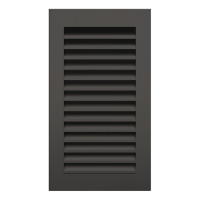 Вентиляционная решетка для камина SAVEN Hide Vertical 30x17 черная