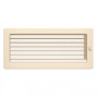 Вентиляционная решетка для камина SAVEN 17х37 кремовая с жалюзи