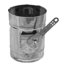 Регулятор тяги димоходу Ø 180/250 мм нерж/нерж 1 мм