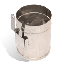 Регулятор тяги дымохода Ø 230 мм нержавеющая сталь 1 мм