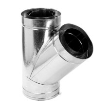 Тройник 45° на дымоход Ø 250/320 мм нерж/оц 1 мм