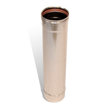 Труба дымоходная 0,3 м Ø 110 нержавеющая сталь 1 мм