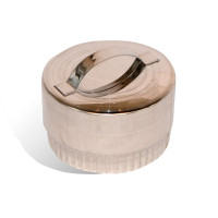 Заглушка на дымоход Ø 160- нержавеющая сталь 0,5 мм