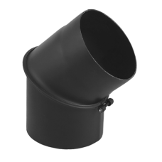 Колено регулируемое Darco 45° на дымоход Ø 120 черная сталь 2 мм