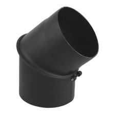 Колено регулируемое Darco 45° на дымоход Ø 250 черная сталь 2 мм