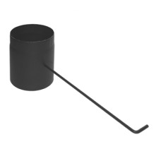 Шибер Darco Ø 220 мм черная сталь 2 мм