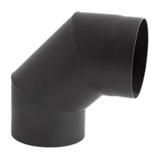 Колено Darco 90° на дымоход Ø 220 черная сталь 2 мм