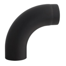 Колено гнутое Darco 90° на дымоход Ø 150 черная сталь 2 мм