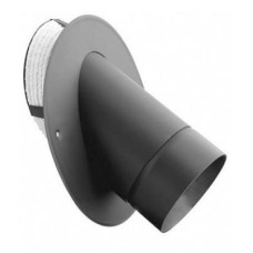 Переход для керамического дымохода 45° Darco Ø 160/200 черная сталь 2 мм
