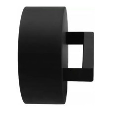 Заглушка к тройнику Darco Ø 150 черная сталь 2 мм