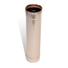 Труба дымоходная 0,5 м Ø 150 нержавеющая сталь 0,5 мм