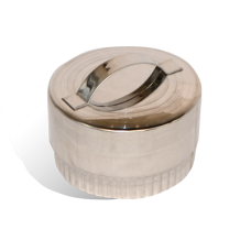 Заглушка на дымоход Ø 130 нержавеющая сталь 0,5 мм