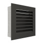 Вентиляционная решетка для камина SAVEN Hide 17x17 черная