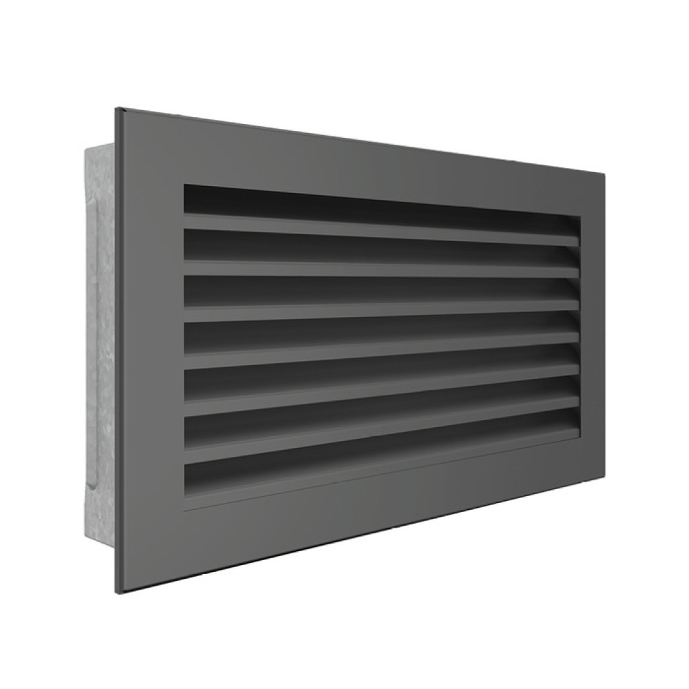 Вентиляційна решітка для каміна SAVEN Hide 17x30 графітова
