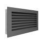 Вентиляційна решітка для каміна SAVEN Hide 17x30 графітова