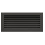 Вентиляционная решетка для камина SAVEN Hide 17x37 черная