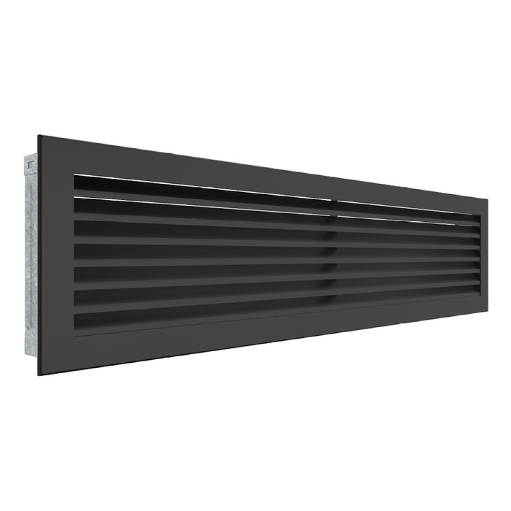 Вентиляционная решетка для камина SAVEN Hide 17x70 черная