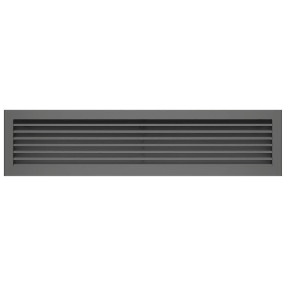 Вентиляционная решетка для камина SAVEN Hide 17x70 графитовая