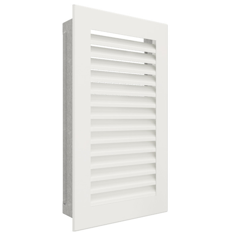 Вентиляционная решетка для камина SAVEN Hide Vertical 30x17 белая
