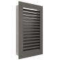 Вентиляционная решетка для камина SAVEN Hide Vertical 30x17 графитовая