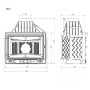 Каминная топка KAWMET W3 (16.7 kW)