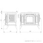 Чугунная печь KAWMET P7 PB (10.5 kW) ECO