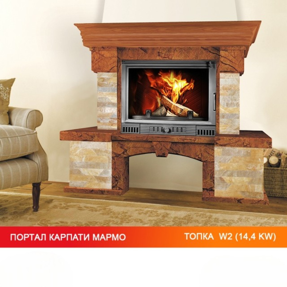 Камінна топка KAWMET W2 (14.4 kW)