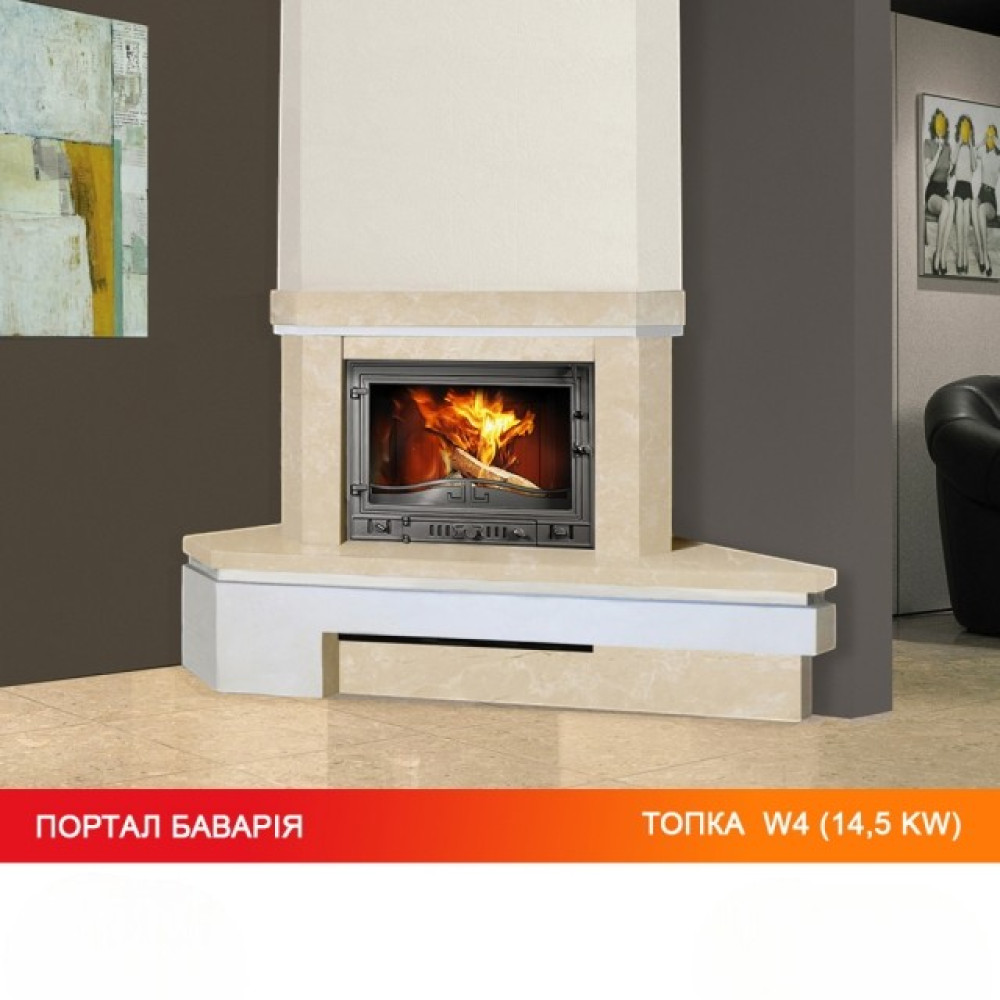 Каминная топка KAWMET W4 (14.5 kW)