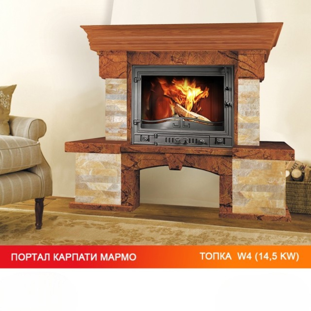 Каминная топка KAWMET W4 (14.5 kW)