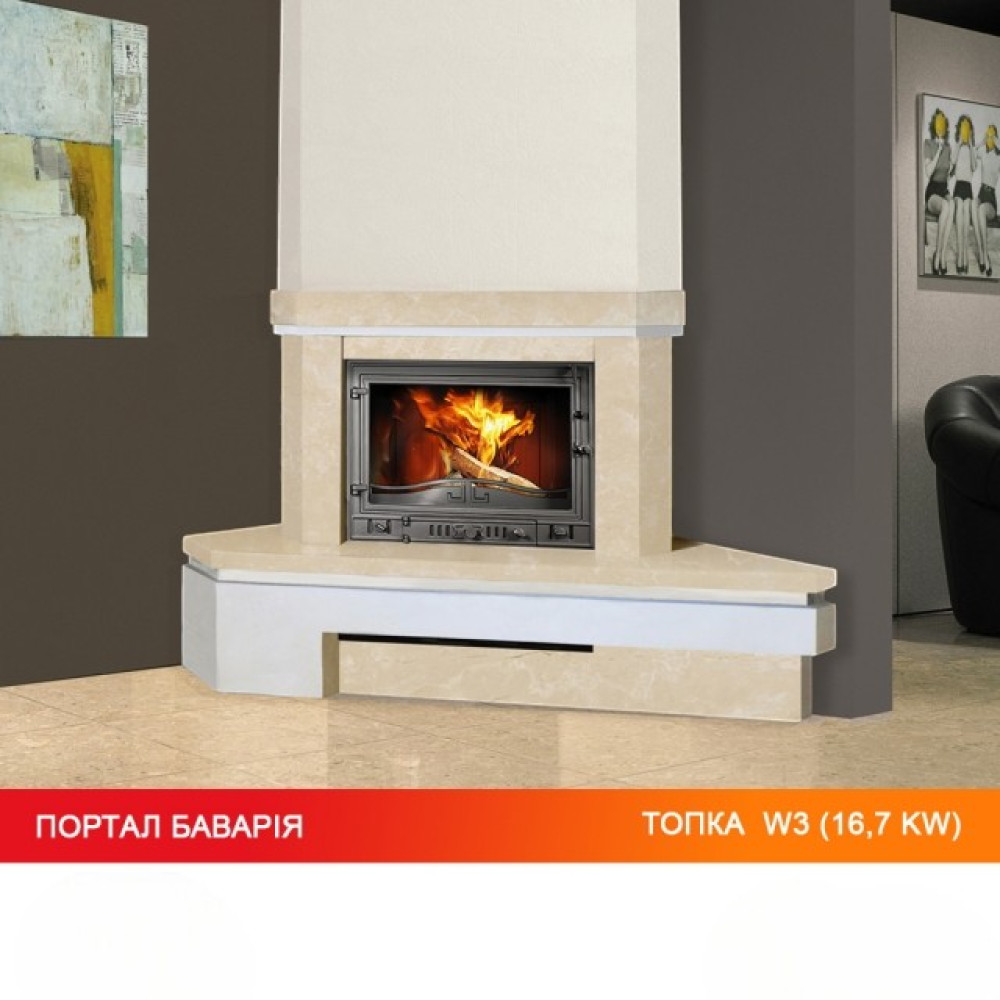 Каминная топка KAWMET W3 (16.7 kW)