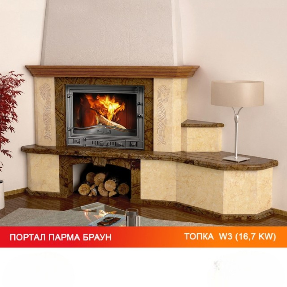 Каминная топка KAWMET W3 (16.7 kW)