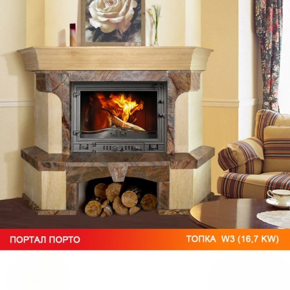 Каминная топка KAWMET W3 (16.7 kW)