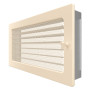 Вентиляционная решетка для камина SAVEN 17х30 кремовая с жалюзи