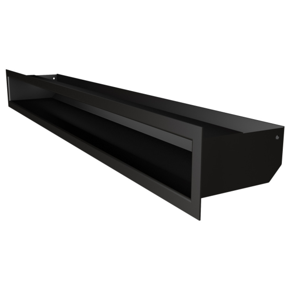 Вентиляционная решетка для камина SAVEN Loft 90х800 чорная