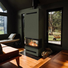 Каминная топка Kratki NBC 7 левая / правая BS с боковым открыванием дверей (7,0 кВт)
