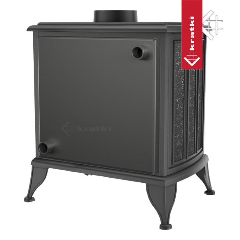 Чугунная печь-камин Kratki KOZA K6 PW Ø 150 (8,0 кВт)