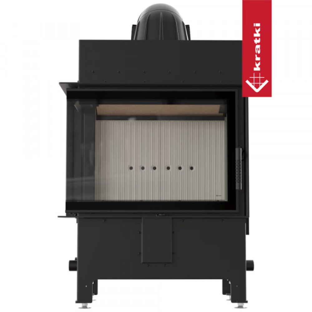 Каминная топка Kratki  LUCY 12 левая Ø 200 (12,0 кВт)
