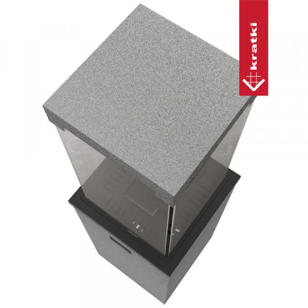 Газовый обогреватель Kratki  PATIO LIGHT гранит (8,0 кВт)