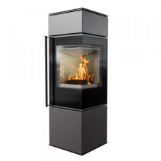 Стальная печь-камин Kratki REN/S правая Ø 150  (7 кВт)