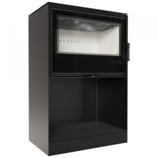 Стальная печь-камин Kratki KARI 80  Ø 180 со встроенной нишей для дров (12 кВт)