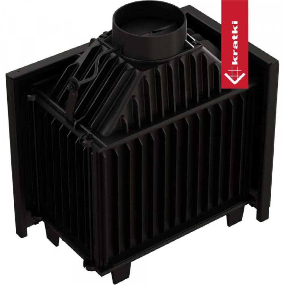 Каминная топка Kratki SIMPLE M/S 8 левая BS (8,0 кВт)
