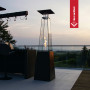 Газовий обігрівач Kratki UMBRELLA BS стальний чорний (12,0 кВт)