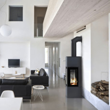 Стальная печь-камин Kratki THOR 8 VIEW (8,0 кВт)