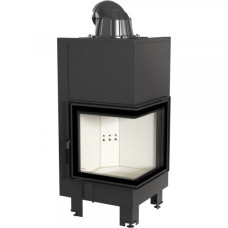 Каминная топка Kratki MBN 12 правая BS гнутое стекло (8,0 кВт)