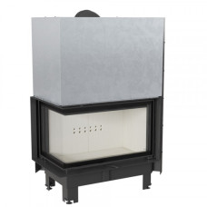 Каминная топка Kratki MBO 15 левая BS гильотина гнутое стекло (15,0 кВт)