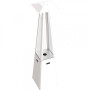 Газовий обігрівач Kratki UMBRELLA стальний білий (12,0 кВт)
