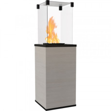 Газовый обогреватель Kratki PATIO MINI керамогранит NATURALI OSSIDIANA VENA CHIARA - ручное управление (8,2 кВт)